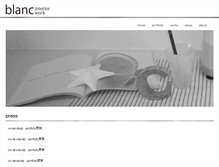 Tablet Screenshot of interior-blanc.com